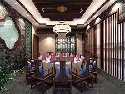 中式無錫餐廳裝修，魅力中國風(fēng)